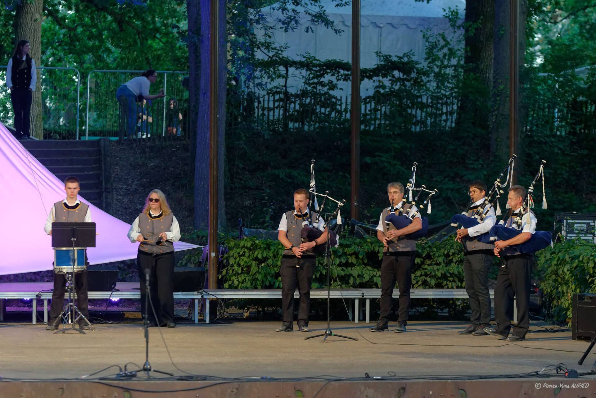 LeBagad Kastell Geron lors de la seconde soirée des. Mercredis du Thabor le 9 Juillet 2025 à Rennes