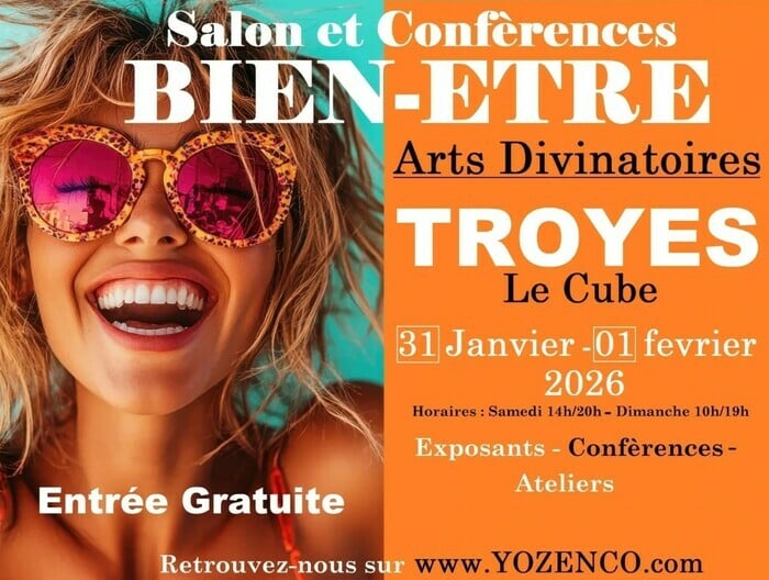 Salon Bien-être et Arts Divinatoires "Yozenco" au Cube à TROYES Troyes Troyes