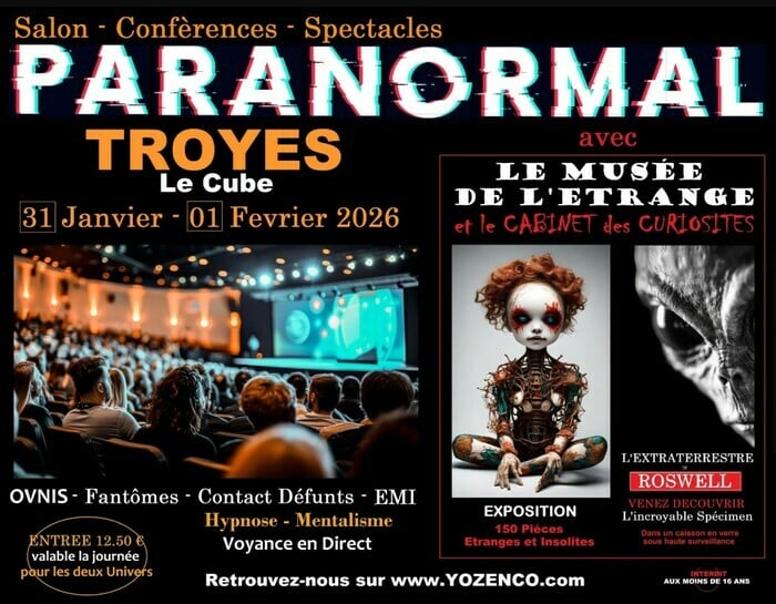 Salon du Paranormal au Cube à Troyes - 1ère édition dans cette ville Troyes Troyes