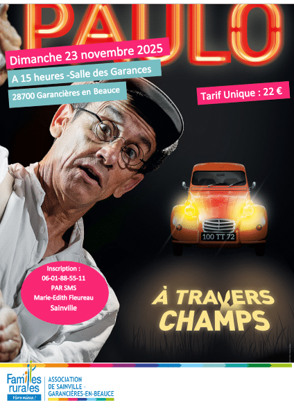 Spectacle humoristique "À Travers Champs"