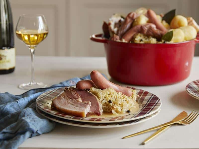 Vignoble en Scène Alsace Dégustation d'un repas traditionnel alsacien