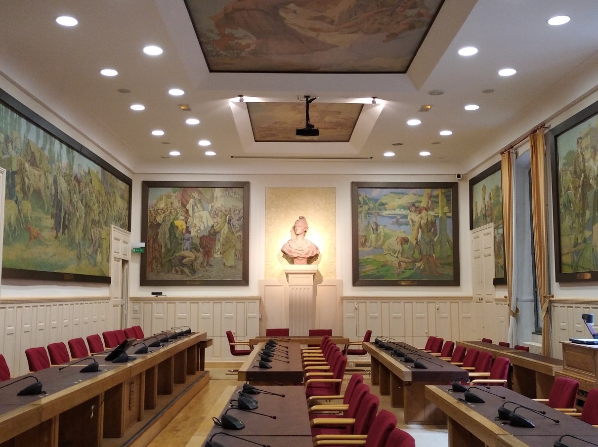 VISITE SANDWICH LA SALLE DU CONSEIL MUNICIPAL DE BÉZIERS