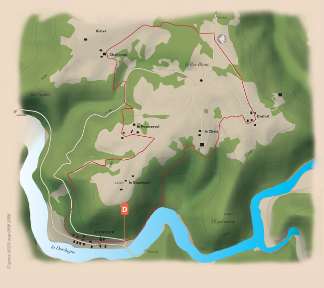 Des gorges de la Dordogne au plateau Soursacois Soursac Nouvelle-Aquitaine