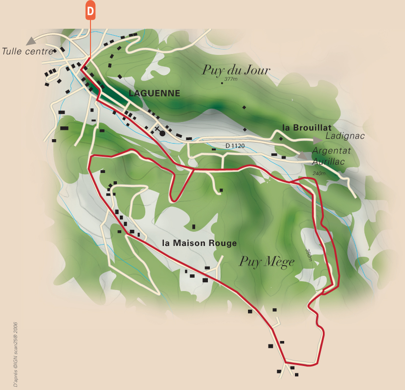 La cascade Laguenne-sur-Avalouze Nouvelle-Aquitaine