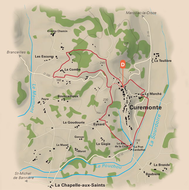 Autour des châteaux Curemonte Nouvelle-Aquitaine