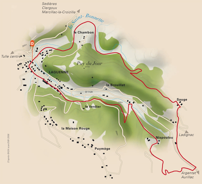 Le Chemin des Puys Laguenne-sur-Avalouze Nouvelle-Aquitaine