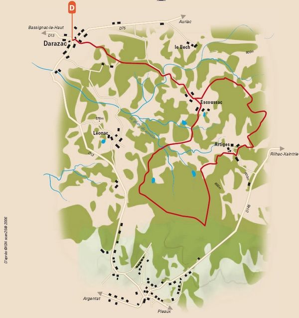 La chapelle d'Artiges Darazac Nouvelle-Aquitaine