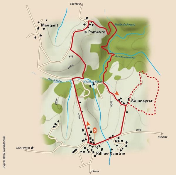Entre Auvergne et Limousin Rilhac-Xaintrie Nouvelle-Aquitaine