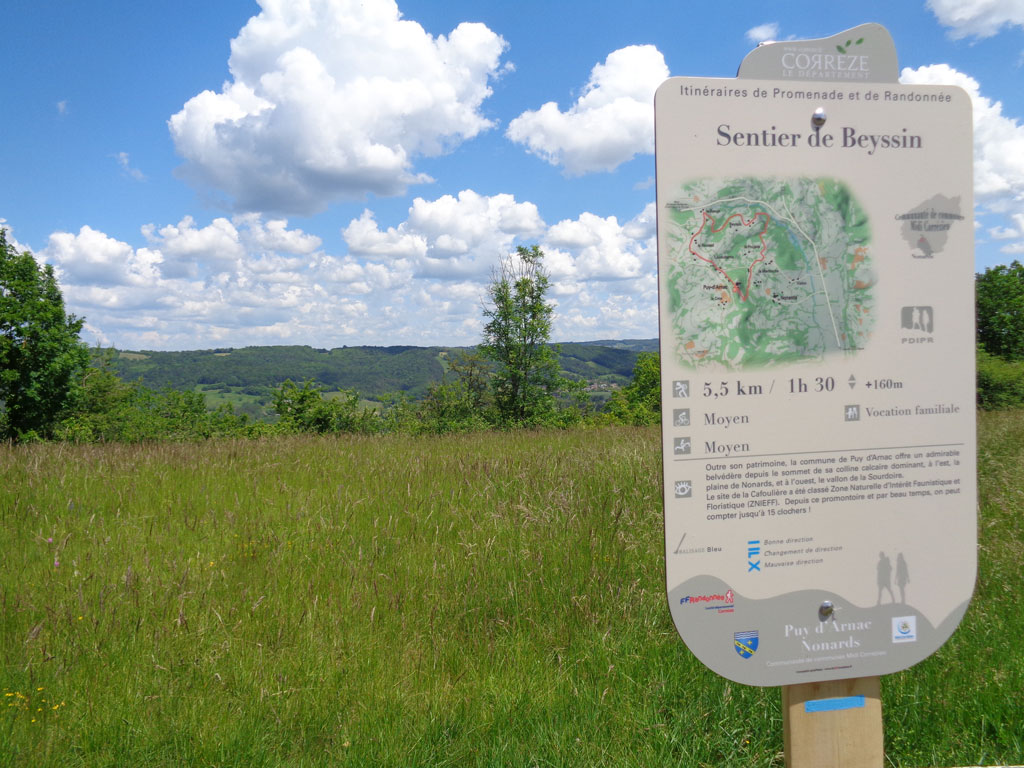 Sentier de Beyssin Puy-d'Arnac Nouvelle-Aquitaine