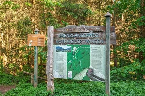 Circuit sentier saute-frontière Lembach Grand Est