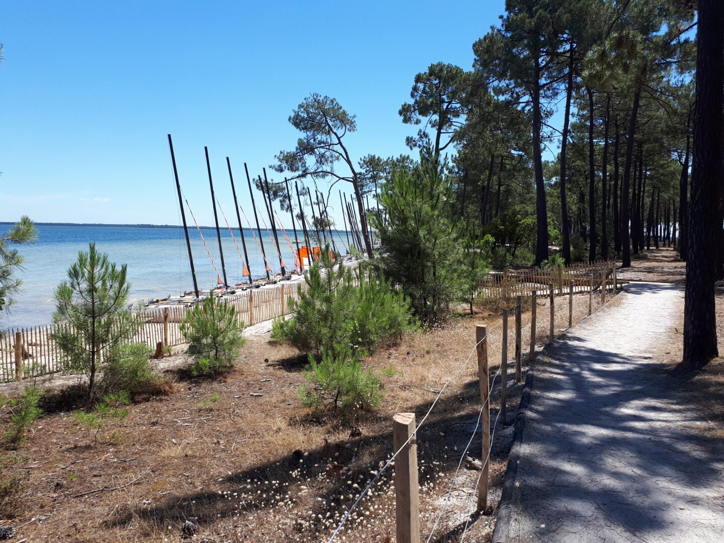 Paysage de rivages Carcans Nouvelle-Aquitaine