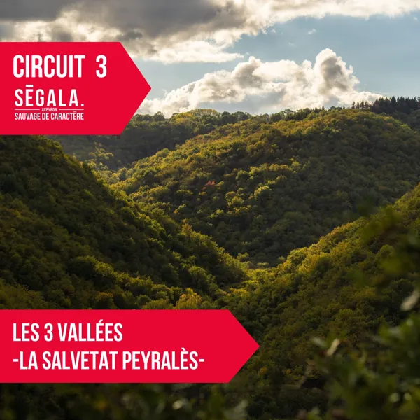 circuit VTT VAE Les 3 vallées La Salvetat Peyralès Rieupeyroux Occitanie