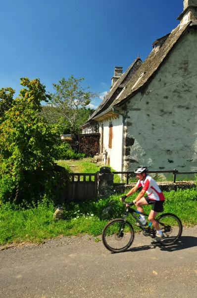 VTT Carladez La Chapelle de Lez Mur-de-Barrez Occitanie