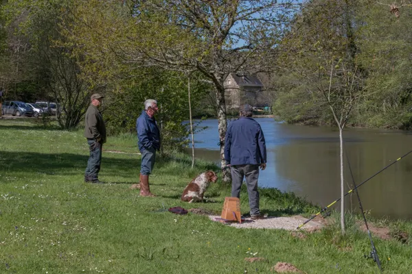 L'Aveyron à Prévinquières (lâchers de truites) Prévinquières Occitanie