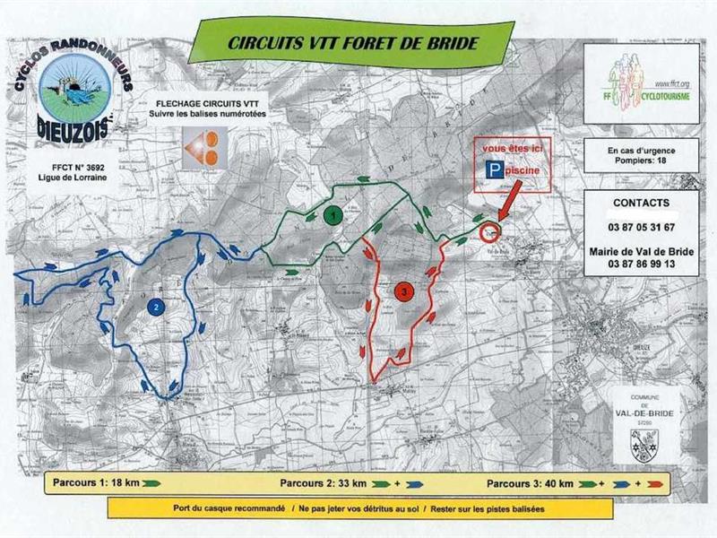 Circuits vtt en forêt de bride Dieuze Grand Est Circuits vtt en forêt de bride Dieuze Grand Est