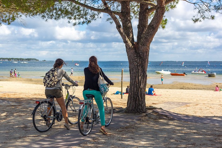 Tour de Gironde à vélo étape 9 Lacanau Océan / Hourtin Plage Lacanau Nouvelle-Aquitaine