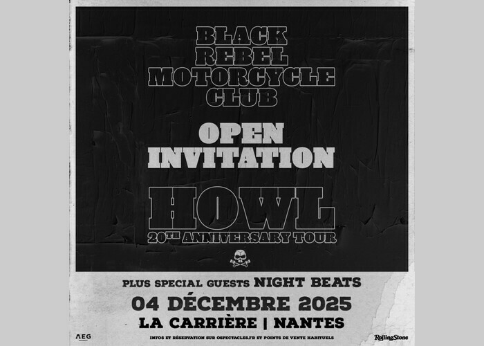 Black Rebel Motorcycle Club + Night Beats (1ère partie) Carrière (La)