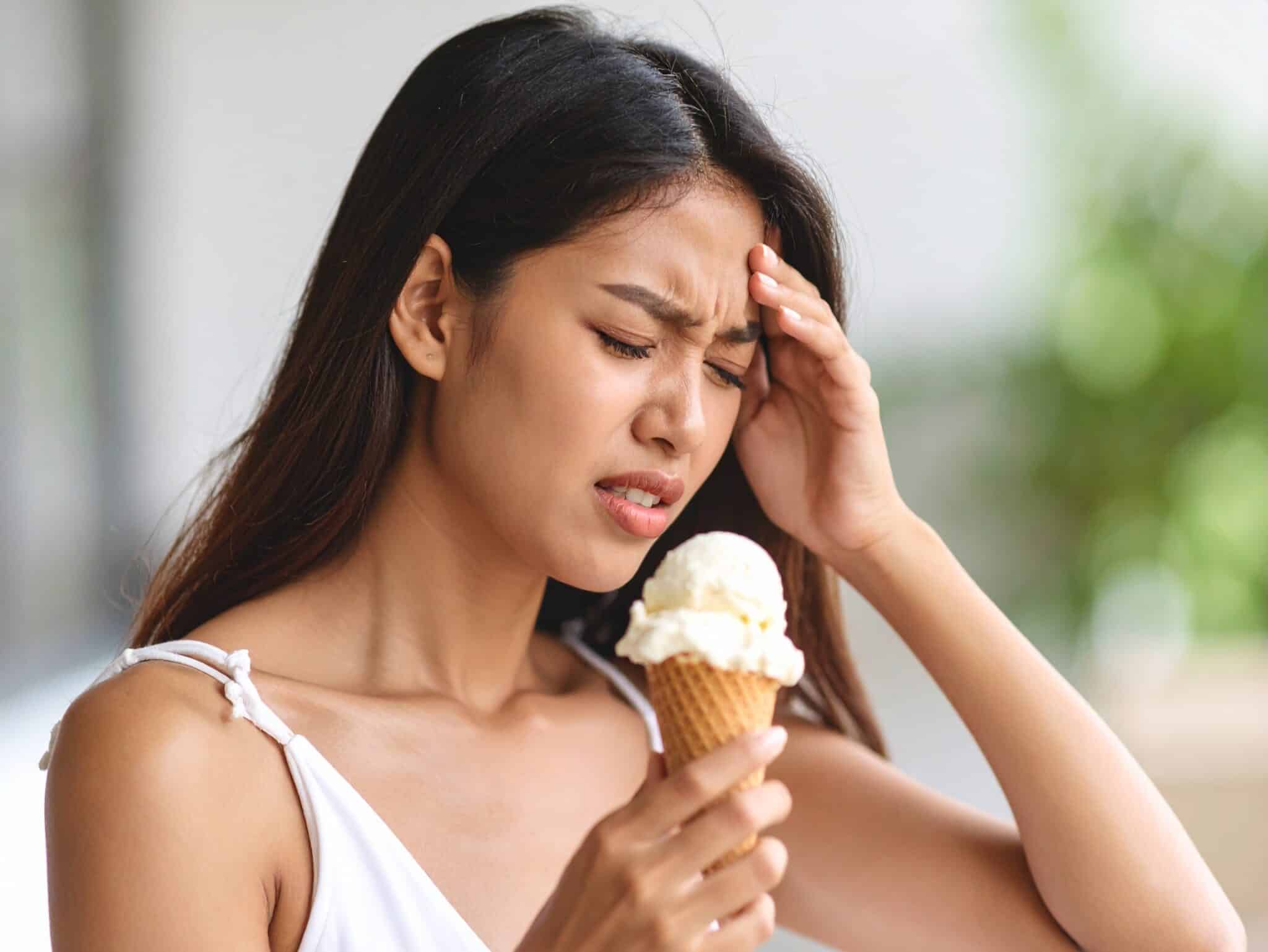 cephalee glace migraine