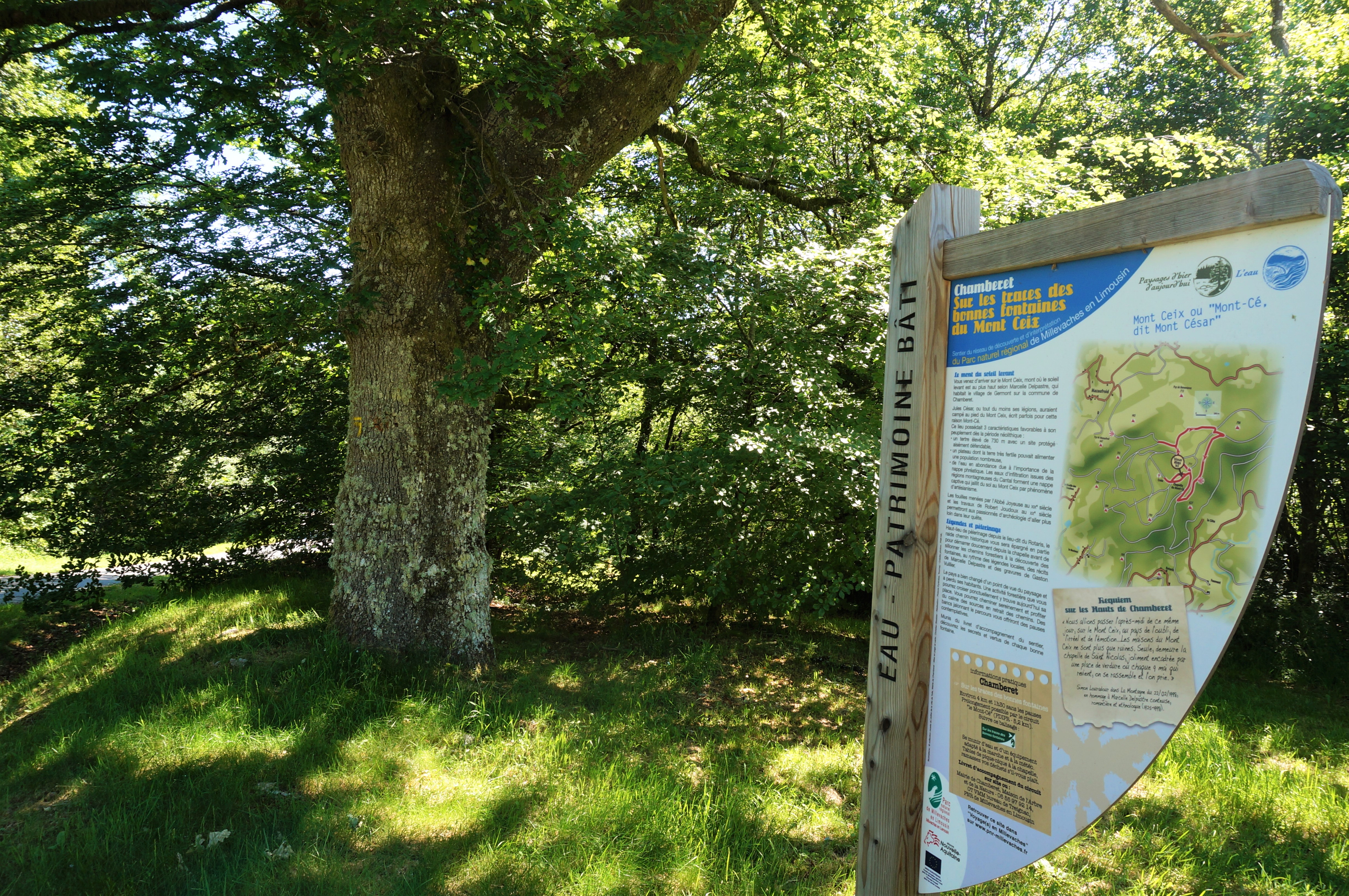 Sur les traces des Bonnes Fontaines du Mont Ceix Chamberet Nouvelle-Aquitaine