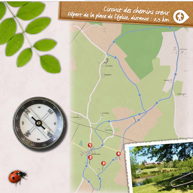Circuit des chemins creux Les Châteliers Nouvelle-Aquitaine