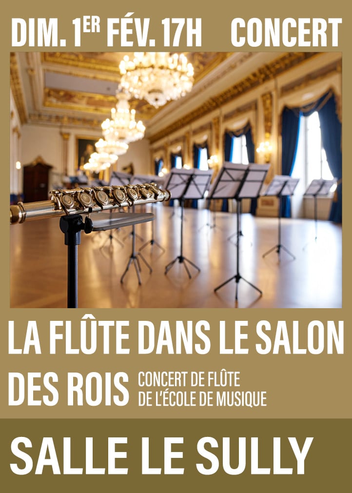 Concert La flûte dans le salon des rois