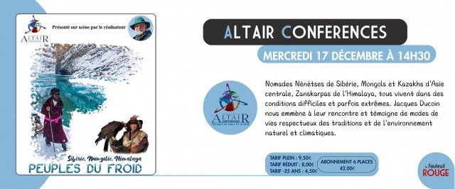 Conférence Altaïr Peuples du froid