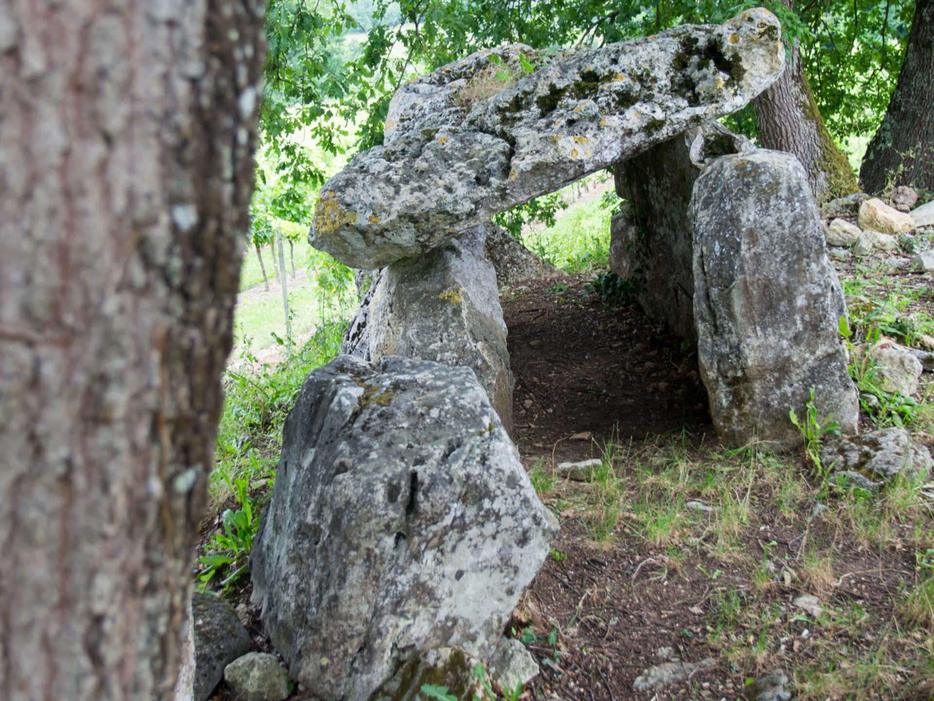 La boucle du dolmen Jugazan Nouvelle-Aquitaine