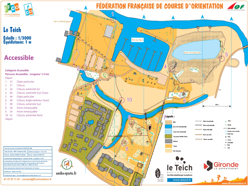 Espace sportif d’orientation accessible Le Teich Nouvelle-Aquitaine Espace sportif d'orientation accessible Le Teich Nouvelle-Aquitaine