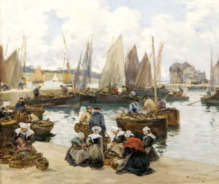 Retour de pêche à Concarneau