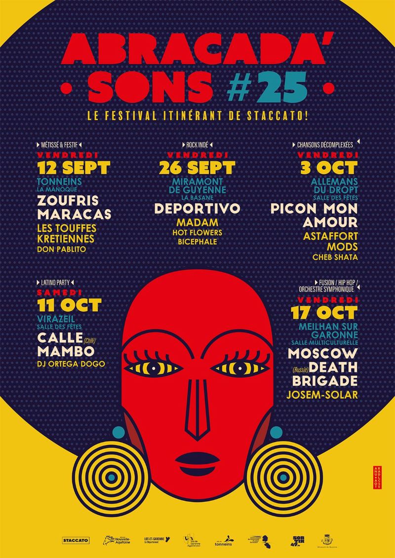 Festival Abracada'Sons #25 MOSCOW DEATH BRIGADE JOSEM SOLAR en Concert