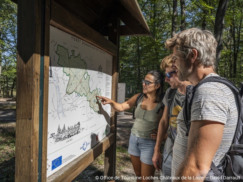 Carte de la Forêt domaniale de Loches Loches Centre-Val de Loire Carte de la Forêt domaniale de Loches Loches Centre-Val de Loire