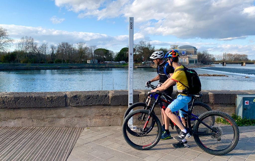 CIRCUIT VTT 19 DE LA CAVE AU MOULIN ESPACE VTT/GRAVEL CAP D’AGDE MÉDITERRANÉE Florensac Occitanie