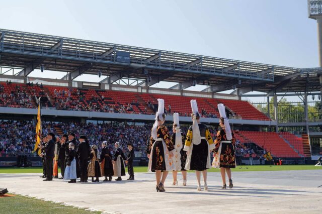 Grande Parade du Festival interceltique Lorient 2025 : Collectif Bigouden (Pont l'Abbé, Combrit)