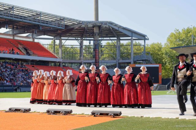 Grande Parade du Festival interceltique Lorient 2025 : Kevrenn Alré (Bagad & Cercle Auray)