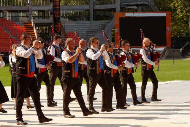 Grande Parade du Festival interceltique Lorient 2025 : Bagad Glaziked Pouldregad (Pouldergat)