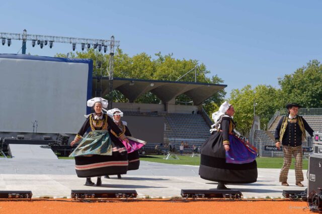 Grande Parade du Festival interceltique Lorient 2025 : Cercle Ar Vro Melenig (Elliant)
