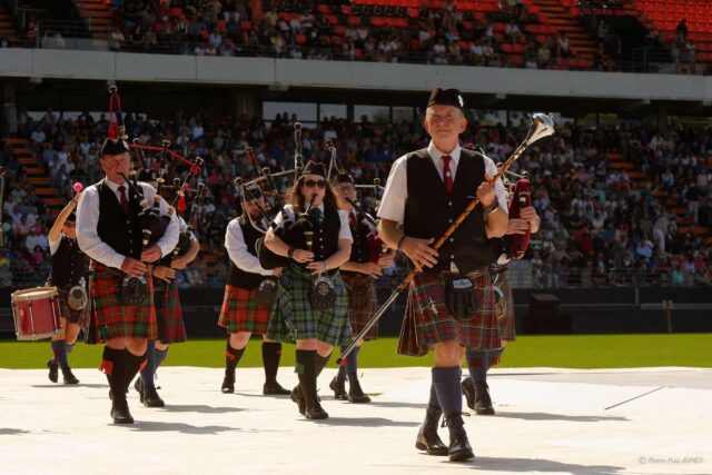 Grande Parade du Festival interceltique Lorient 2025 : The City of Limerick Pipe Band (Irlande)