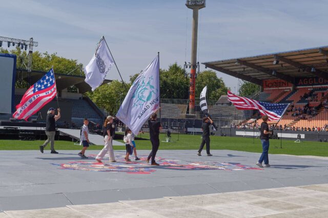 Grande Parade du Festival interceltique Lorient 2025 : Bagad New-York (Bretagne-USA)