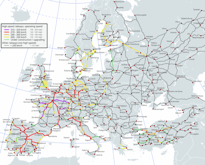 High_Speed_Railroad_Map_of_Europe.svg carte train europe