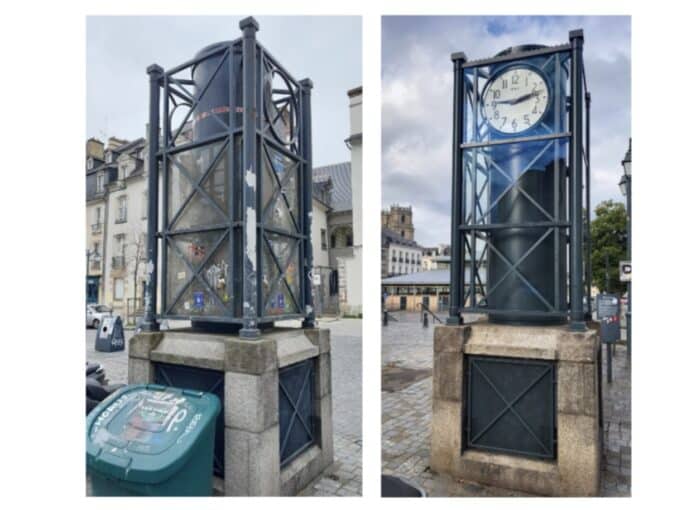 horloge place lices rennes