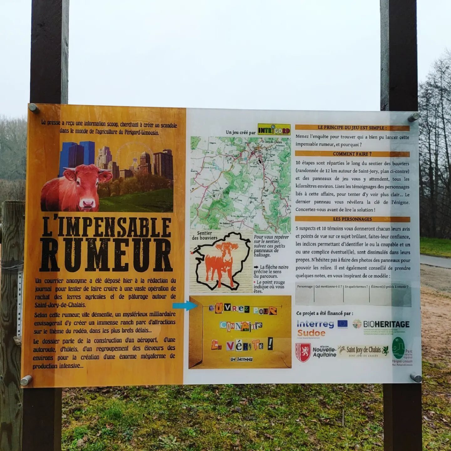 L’impensable rumeur une rando enquête ! Saint-Jory-de-Chalais Nouvelle-Aquitaine L’impensable rumeur une rando enquête ! Saint-Jory-de-Chalais Nouvelle-Aquitaine