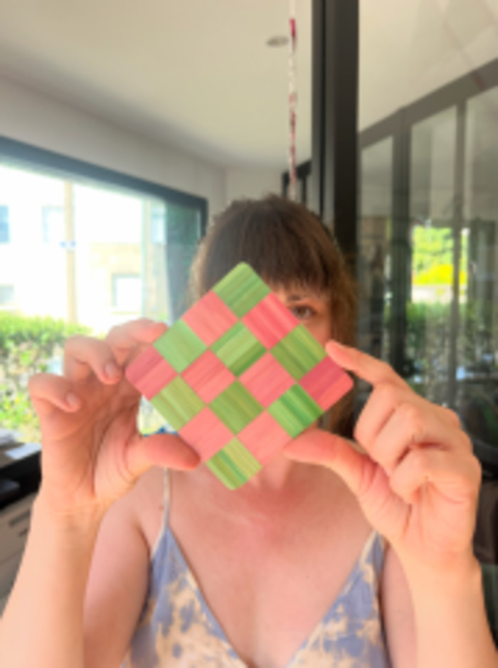 Cycle marqueterie de paille - par Ô P'tits Coins Le 20 mille