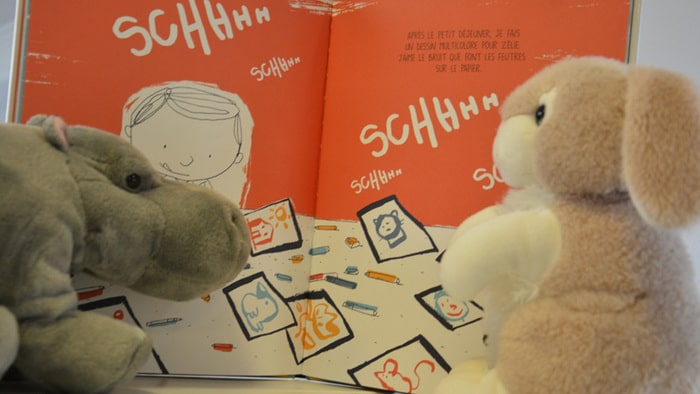 Heure des doudous - Les bruits Le Carré Blanc - Médiathèque Tinqueux