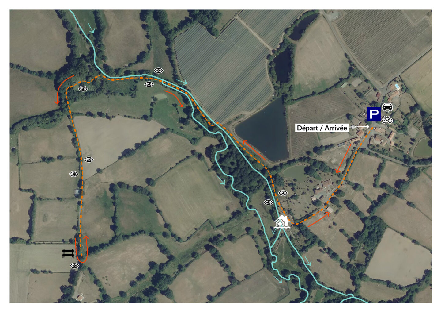 Sentier découverte Au bord du Palais Saint-Aubin-le-Cloud Nouvelle-Aquitaine Sentier découverte Au bord du Palais Saint-Aubin-le-Cloud Nouvelle-Aquitaine