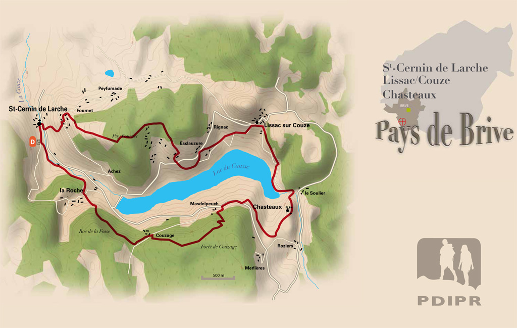 Les trois villages du Causse Saint-Cernin-de-Larche Nouvelle-Aquitaine