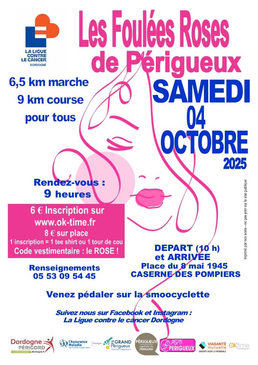 Les Foulées Roses de Périgueux