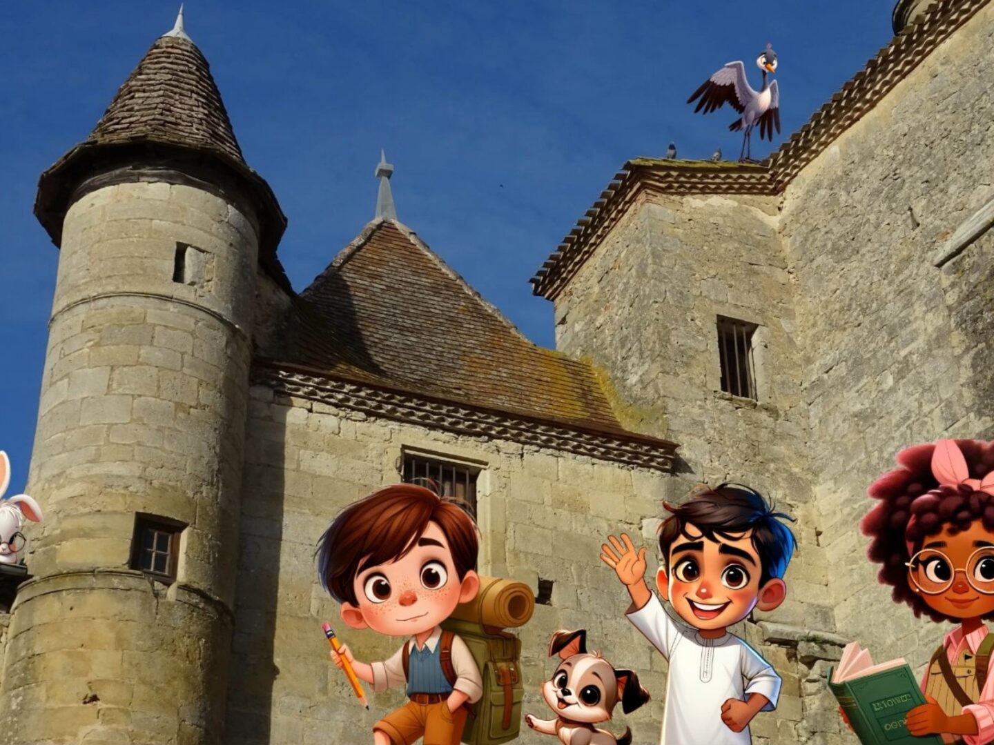 Sur les pistes de Robin à l'abbaye de Saint-Ferme Monségur Nouvelle-Aquitaine