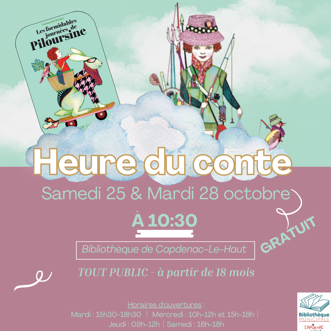 L'heure du conte à la bibliothèque de Capdenac-le-Haut