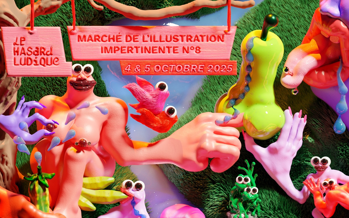 MARCHÉ DE L'ILLUSTRATION IMPERTINENTE N°8 - Le marché le plus coquin de Paris Le Hasard Ludique Paris