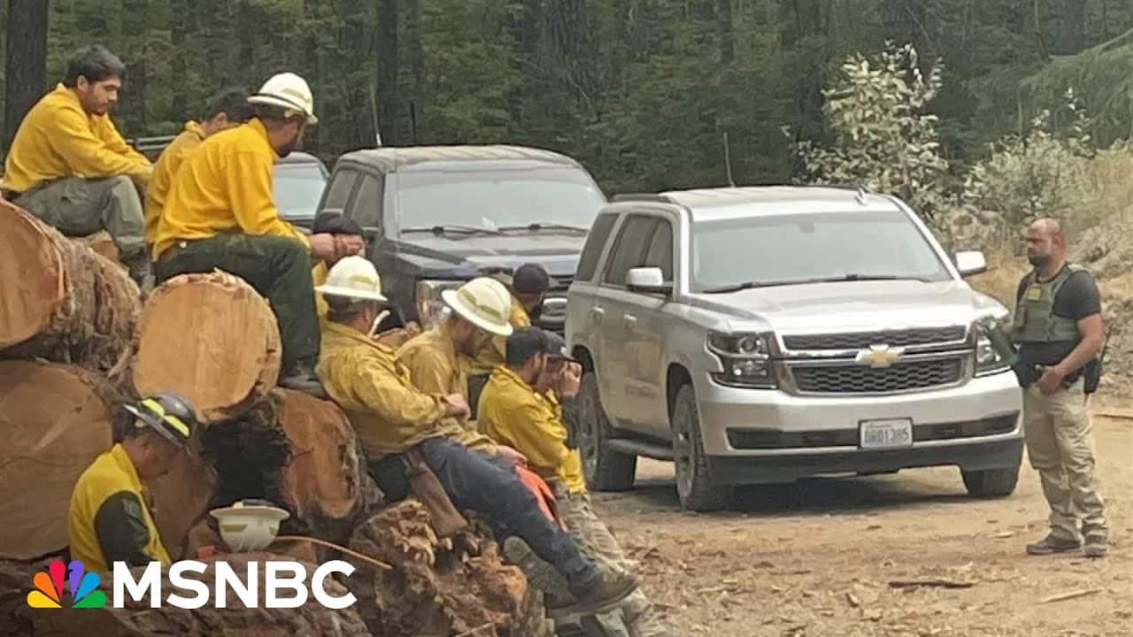 pompier migrant feu arrestation us